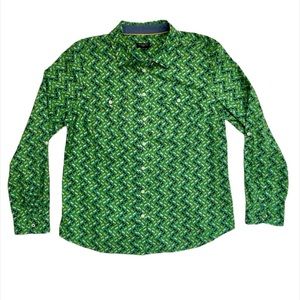 NWOT Talbots petite horse print button down shirt